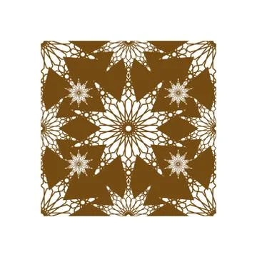 Pattern Geometric Islamic Background Template Vector Art 스톡 일러스트