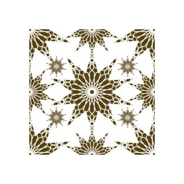Pattern Geometric Islamic Background Template Vector Art Illustrazione stock