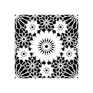 Pattern Geometric Islamic Background Template Vector Art Stock Illustration