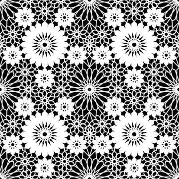Pattern Geometric Islamic Background Template Vector Art Stock Illustration