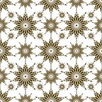 Pattern Geometric Islamic Background Template Vector Art Illustrazione stock