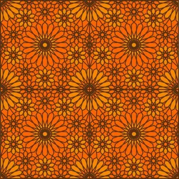 Pattern Geometric Islamic Background Template Vector Art Illustrazione stock