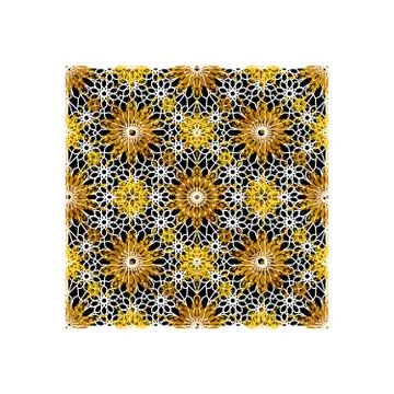 Pattern Geometric Islamic Background Template Vector Art Stock Illustration