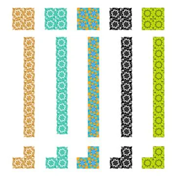 Pattern Geometric Islamic Background Template Vector Art Stock-Illustration