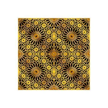 Pattern Geometric Islamic Background Template Vector Art Illustrazione stock