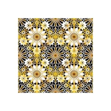 Pattern Geometric Islamic Background Template Vector Art Stock-Illustration