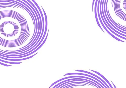 Pattern geometric lilac lines swirling tornadoes on white isolated background 스톡 일러스트