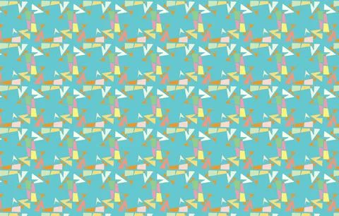 Pattern with geometric . Repeatable pattern design for wrapping paper. Illustrazione stock
