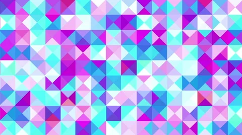 Pattern of geometric shapes, abstract animation Stock Footage 63986756