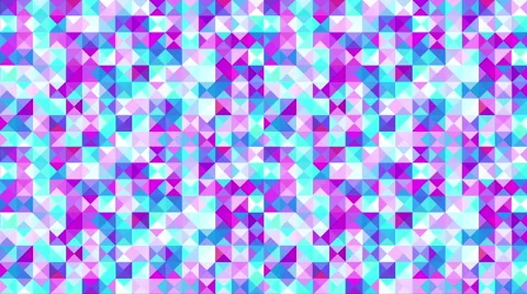 Pattern of geometric shapes, abstract animation Stock Footage 63987785
