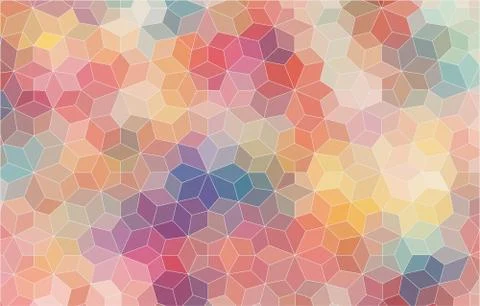 Pattern of geometric shapes Stock Illustration