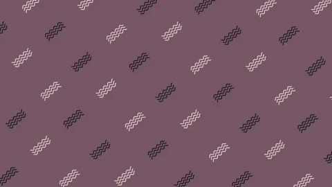 Pattern of geometric shapes in retro, memphis 80s 90s style. Animated vintage Stock Footage 169240527