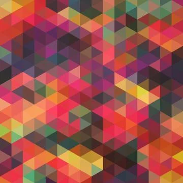 Pattern of geometric shapes, rhombic.texture with flow of spectrum effect.geo Illustrazione stock