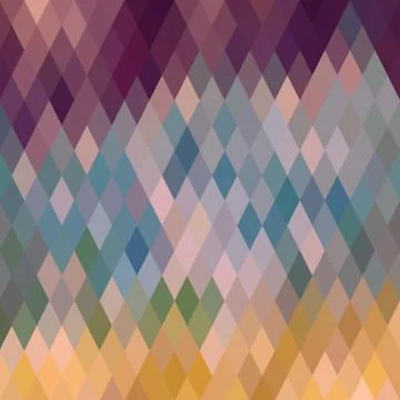 Pattern of geometric shapes, rhombic.texture with flow of spectrum effect.geo Illustrazione stock