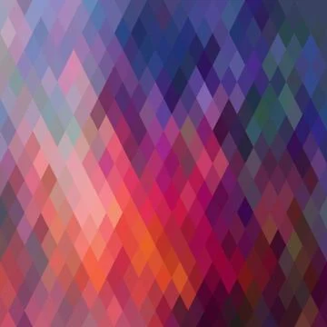 Pattern of geometric shapes, rhombic.texture with flow of spectrum effect.geo Illustrazione stock