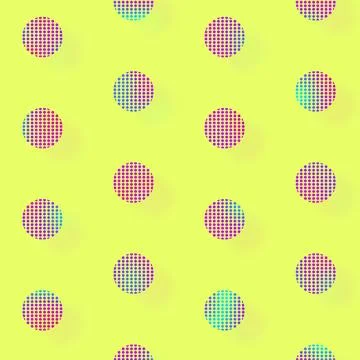 Pattern of geometric shapes in vibrant gradient holographic neon colors. Retro 库存插图