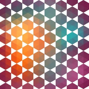 Pattern of geometric shapes.texture with flow of spectrum effect. geometric b Illustrazione stock
