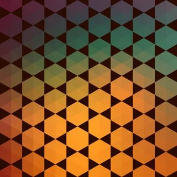 Pattern of geometric shapes.texture with flow of spectrum effect. geometric b Illustrazione stock