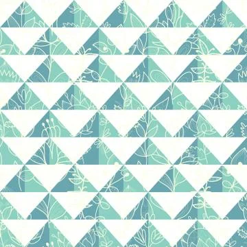 Pattern geometric with triangle Illustrazione stock