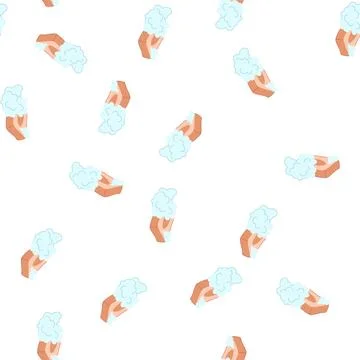 Pattern germicidal soap antibacterial cartoon vector 스톡 일러스트