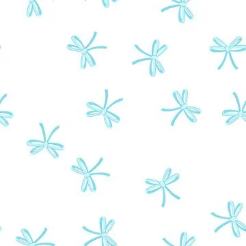 Pattern gift bright bow cartoon vector Stock Illustration