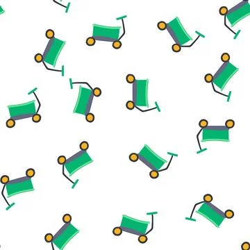 Pattern gift cart toy cartoon vector イラスト素材