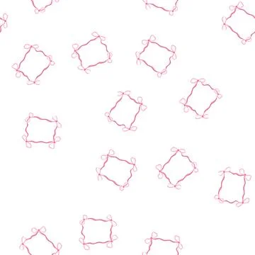 Pattern girly coquette cartoon vector イラスト素材