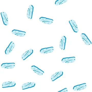 Pattern glacier ice crack cartoon vector Stock Illustration