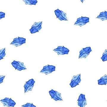 Pattern glacier iceberg cartoon vector Stock Illustration