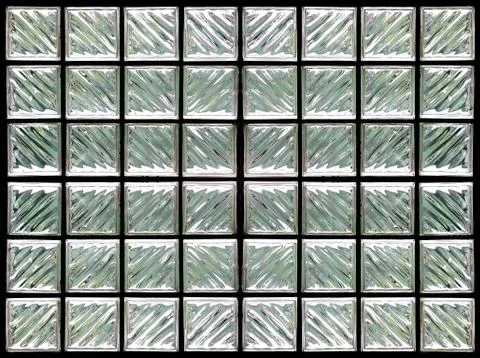 Pattern of glass block wall Illustrazione stock