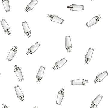 Pattern glass cocktail shaker cartoon vector Stock Illustration