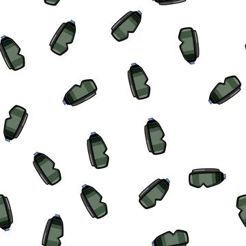 Pattern glass goggles welding cartoon vector Stock Illustration