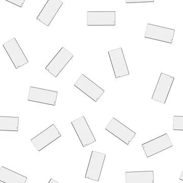 Pattern glass phone screen protector cartoon vector 库存插图
