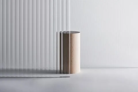 Pattern glass product backdrop with stand Stock Photos