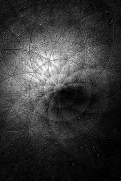 Pattern on glass raindrops geometry Stock Photos