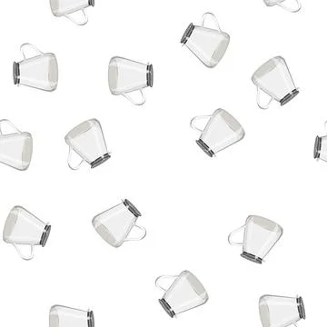 Pattern glass teapot tea kettle cartoon vector Stock Illustration