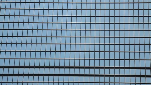 Pattern of Glass Windows in a Building Stock Footage 330269417