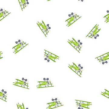 Pattern glider plane toy cartoon vector Stock Illustration