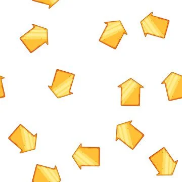Pattern glossy gold game button cartoon vector Stock Illustration