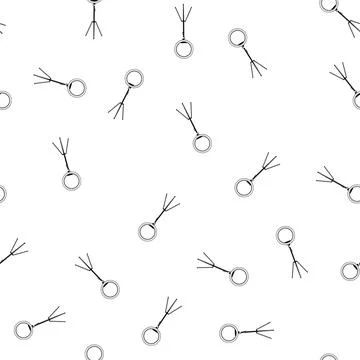 Pattern glow light ring cartoon vector Illustrazione stock