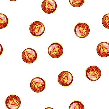 Pattern glow magic ball sphere cartoon vector 스톡 일러스트