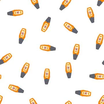 Pattern gnat insect repellent cartoon vector イラスト素材