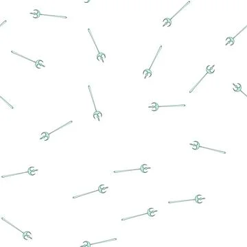 Pattern god trident magic cartoon vector 库存插图