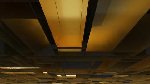 Pattern Of Gold And Black Lights Blocks Stock Illustration