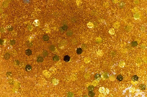 Pattern of gold color slime Stock Photos