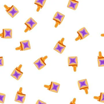 Pattern gold cufflinks cartoon vector Illustrazione stock