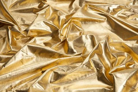 Pattern gold fabric waves Foto stock