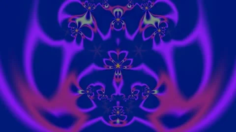 Pattern - a gold flower Stock Footage 17433395