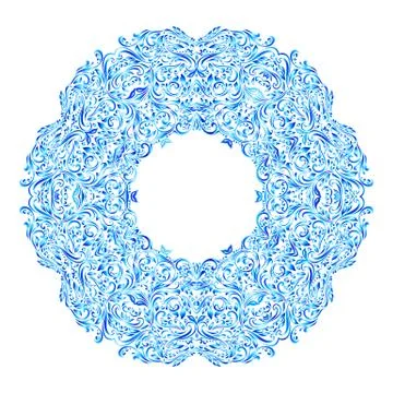 Pattern gold Illustrazione stock