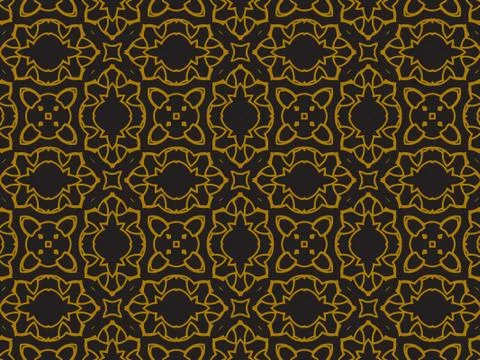 Pattern Gold Stock Illustration